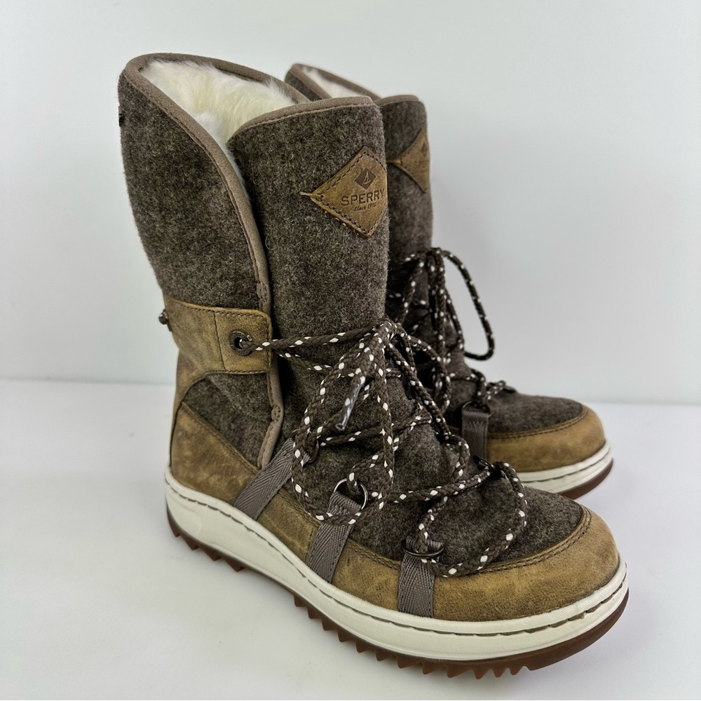 Sperry Top Sider Powder Ice Cap Boots Size 5.5M Women's Thinsulate